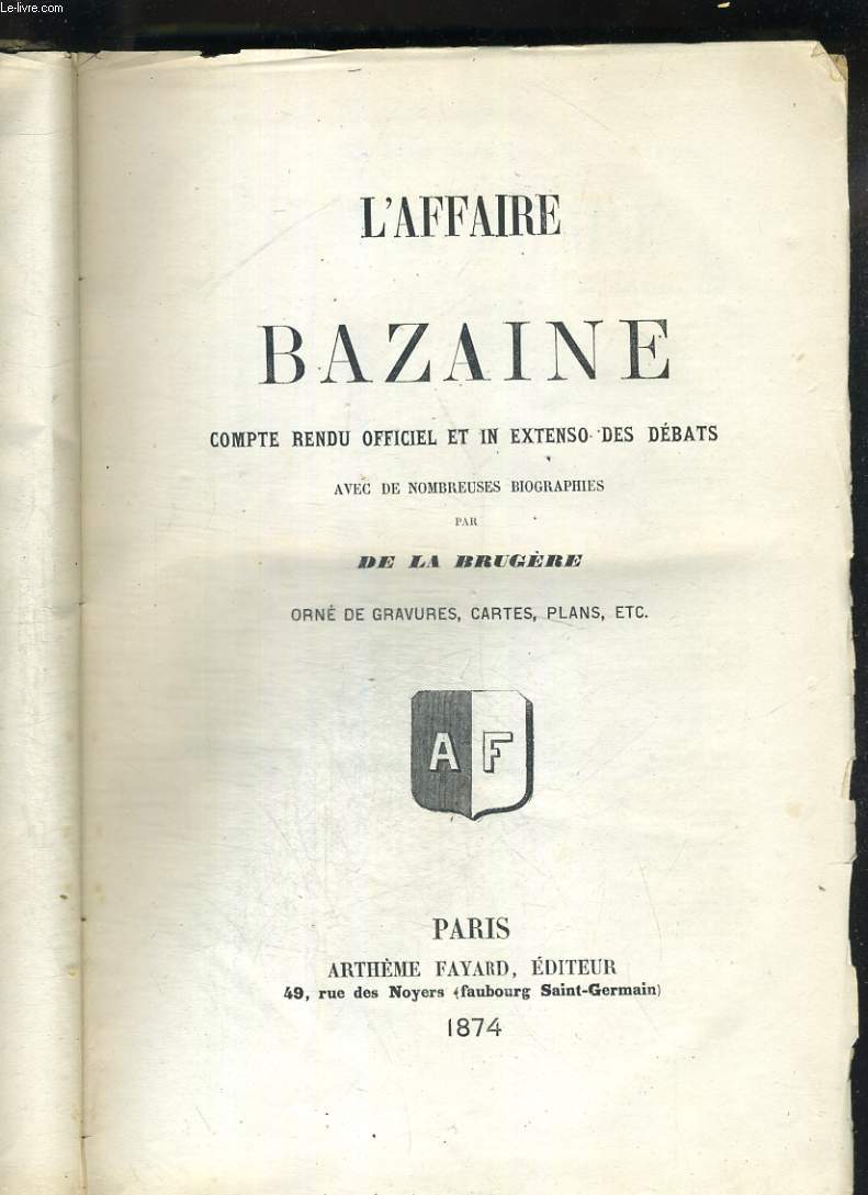 L'Affaire Bazaine
