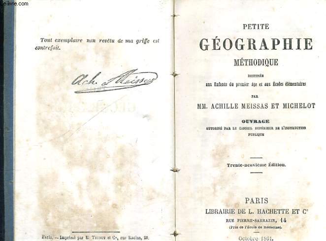 Petite gographie mthodique destine aux enfants du premier ge et aux coles lmentaires