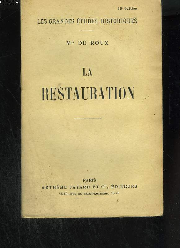 La Restauration