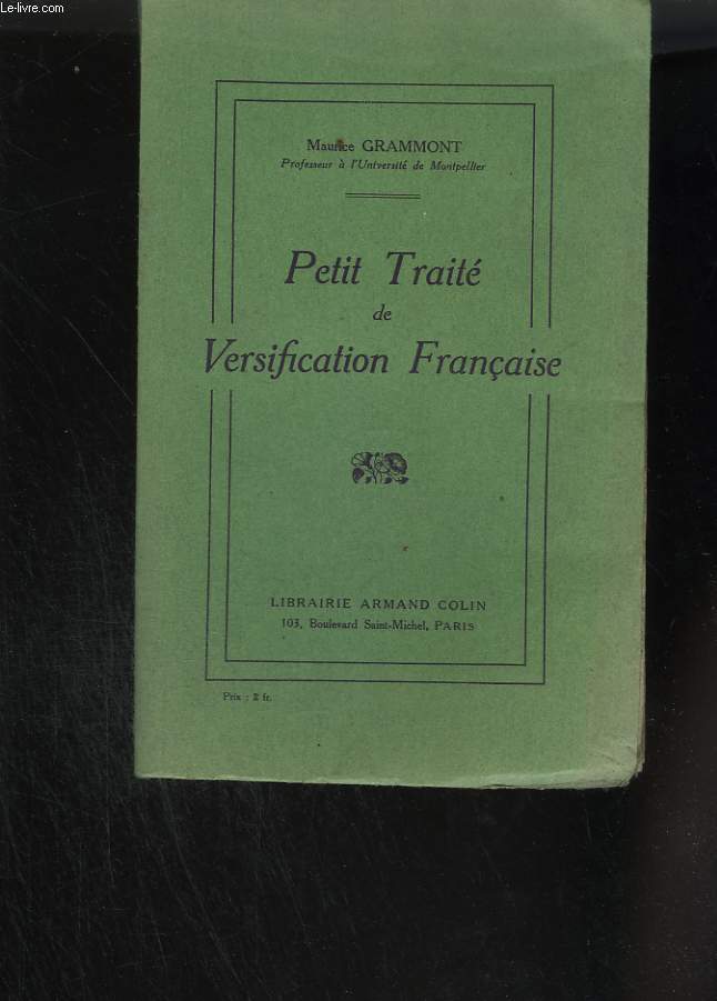 Peit traité de versification française