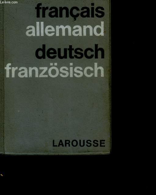 Dictionnaire Franais-Allemand et Allemand-Franais.