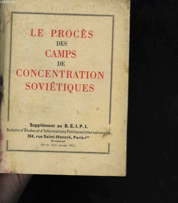 Le procès des camps de concentration soviétiques