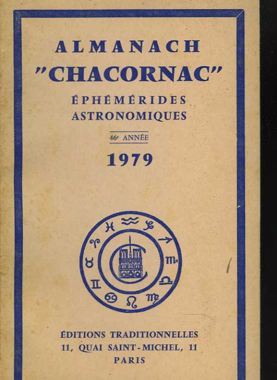 Almanach Chacornac, phmrides astronomiques