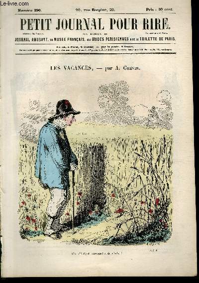 Petit journal pour rire N290, Les vacances.