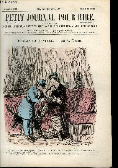 Petit journal pour rire N297, Demain la rentre.