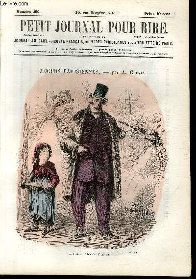 Petit journal pour rire N350, Moeurs parisiennes par Grvin.