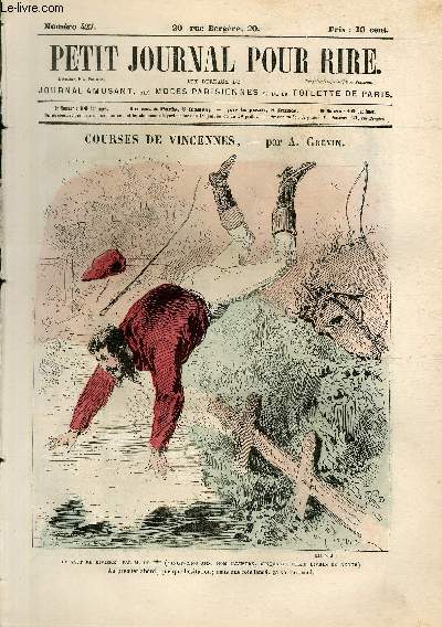 Petit journal pour rire N427, Courses de Vincennes par Grvin.