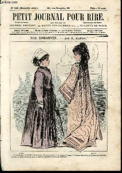 Petit journal pour rire N143 de la nouvelle srie, Nos Bobonnes par Grvin.
