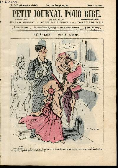 Petit journal pour rire N247 nouvelle srie, Au Salon par Grvin.