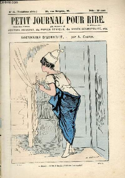 Petit journal pour rire N54 de la 3 srie, Souvenirs d'auberge par Grvin.