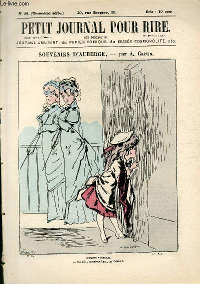 Petit journal pour rire N59 de la 3 srie, Souvenirs d'auberge par Grvin.