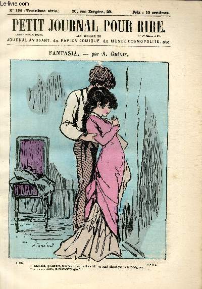 Petit journal pour rire N156 de la 3 srie, Fantasia par Grvin.