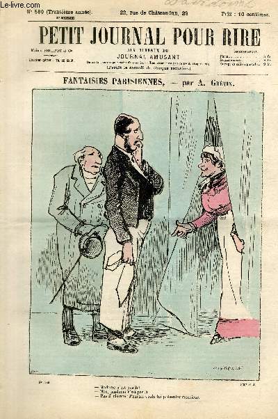 Petit journal pour rire N560 de la 3 srie- Fantaisies parisiennes