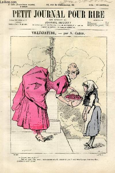 Petit journal pour rire N565 de la 3 srie - Villgiature