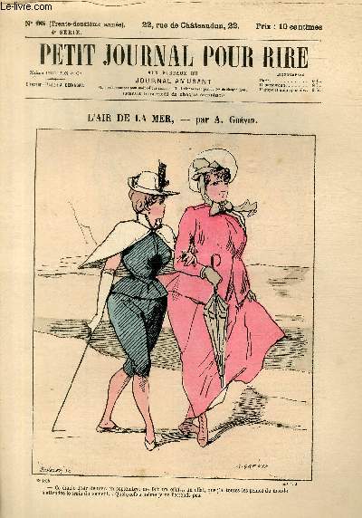 Petit journal pour rire N95 de la 4 srie, L'air de la mer par Grvin.