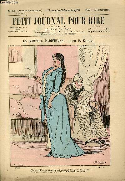 Petit journal pour rire N147 de la 4 srie, La comdie parisienne par Gautier.