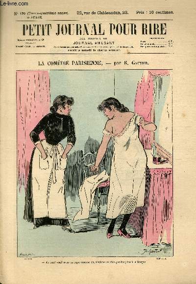 Petit journal pour rire N170 de la 4 srie, La comdie parisienne par Gautier.