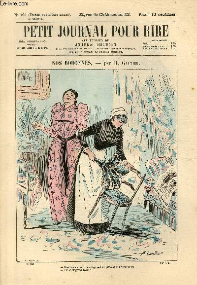 Petit journal pour rire N196 de la 4 srie, Nos bobonnes par Gautier.