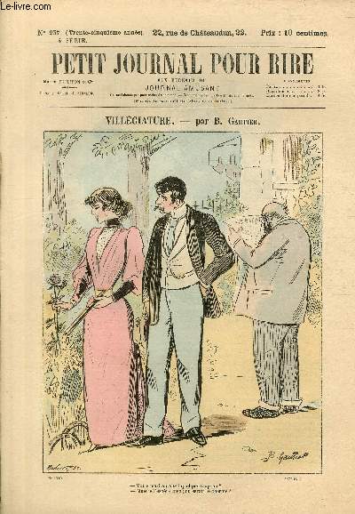 Petit journal pour rire N237 de la 4 srie, Villgiature par Gautier.