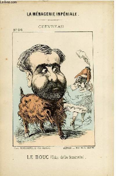 La mnagerie impriale compose des ruminants, amphibies, carnivores et autres budgtivores qui ont dvor la France pendant vingt ans N28, Chevreau.