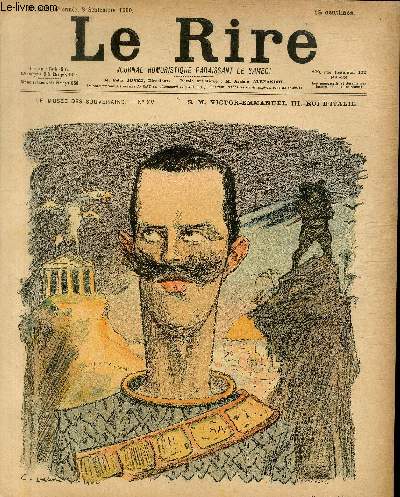 Le rire N305 - Le muse des souverains nXV - S.M Victor Emmanuel III, roi d'Italie
