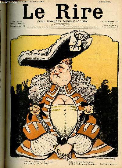 Le rire N375 - Tricorne  cocarde, oeil de braise.