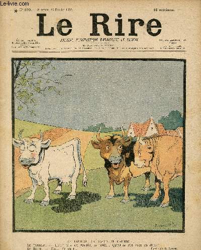 Le rire N380 - Le taureau, la vache et l'autre.