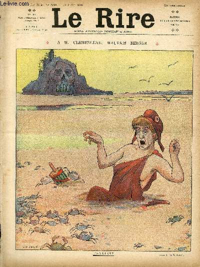 Le rire N339 de la nouvelle srie - A M. Clemenceau, mauvais berger.