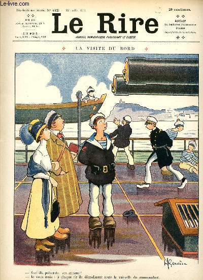 Le rire N442 de la nouvelle srie, La visite du bord.