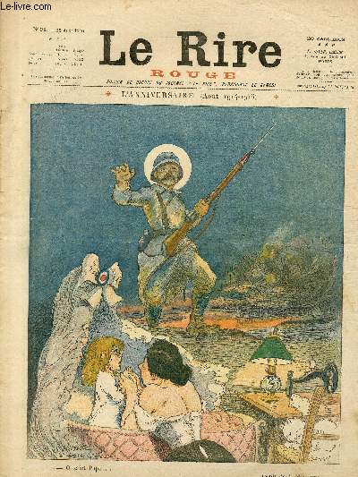 Le rire , N091 de la 3 srie - Edition de guerre - L'anniversaire (aout 1914-1916).