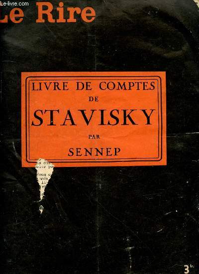 LE RIRE N792 - LIVRE DE COMPTES DE STAVISKY.