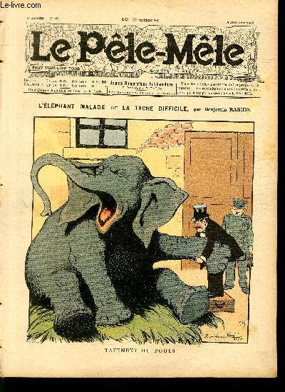 Le Ple-Mle, 9 anne, N27. L'ELEPHANT MALADE OU LA TACHE DIFFICILE