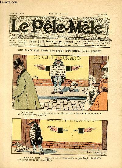 Le Ple-Mle, 10 anne, N15. UNE PLACE MAL CHOISIE OU EFFET D'OPTIQUE