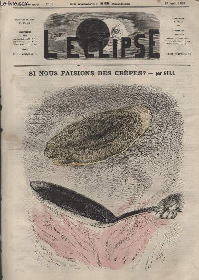 L'Eclipse, N030, Si nous faisions des crpes?