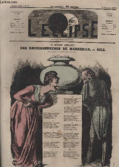 L'Eclipse, N048, La grande complainte des empoisonneuses de Marseille.