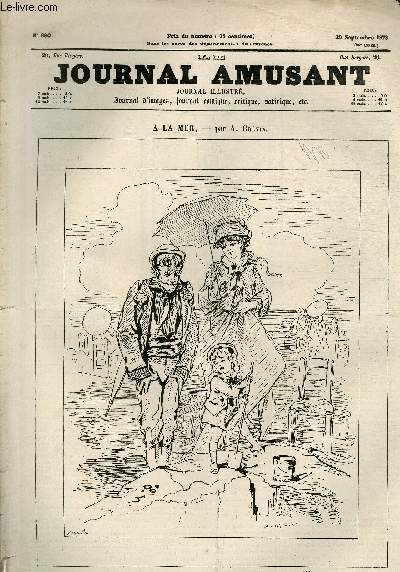 Le Journal amusant N890 - A la mer