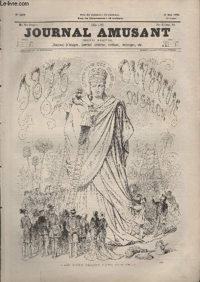 Le Journal amusant N1028 - 1876, ouverture su salon