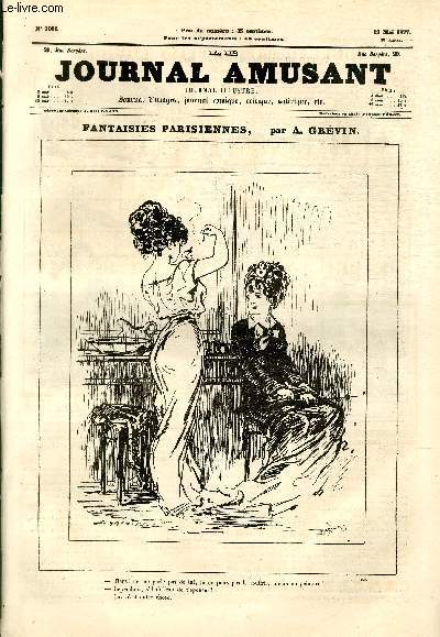 Le Journal amusant N1081 - Fantaisies parisiennes