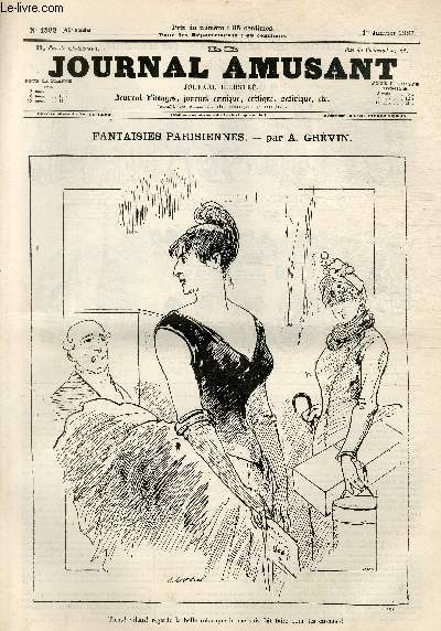 Le Journal amusant N1583 - Fantaisies parisiennes - La belle robe