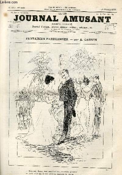 Le Journal amusant N1591 - Fantaisies parisiennes - Une de mes anciennes ennemies de pension