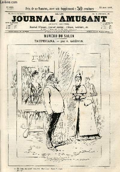 Le Journal amusant N1600 - Numro de salon - Taupiniana