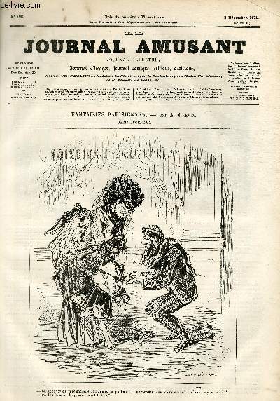Le Journal amusant N796, Fantaisies parisiennes.