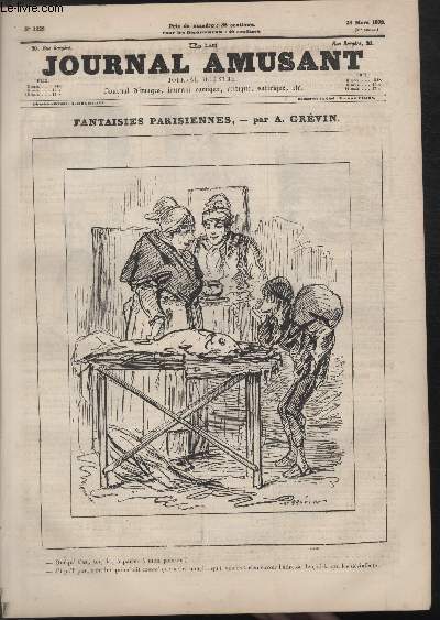 Le Journal amusant N1125, Fantaisies parisiennes.