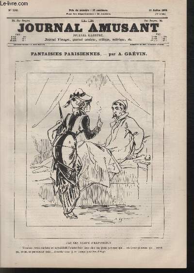 Le Journal amusant N1141, Par ces temps d'Exposition.