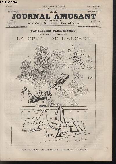 Le Journal amusant N1149, Fantaisies parisiennes.