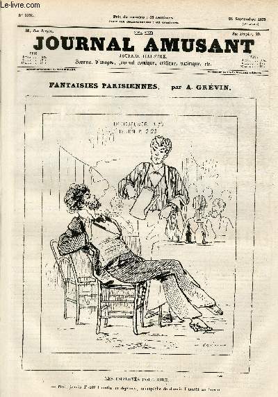 Le Journal amusant N1151, Les employs pour rire.