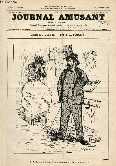 Le Journal amusant N1747, Cris du coeur.