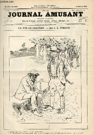 Le Journal amusant N1779, La vie de chteau.