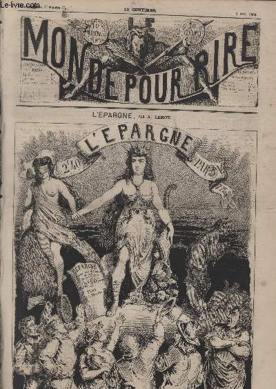 Le monde pour rire N57, L'Epargne.