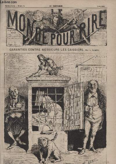 Le monde pour rire N66, Garanties contre messieurs les caissiers.